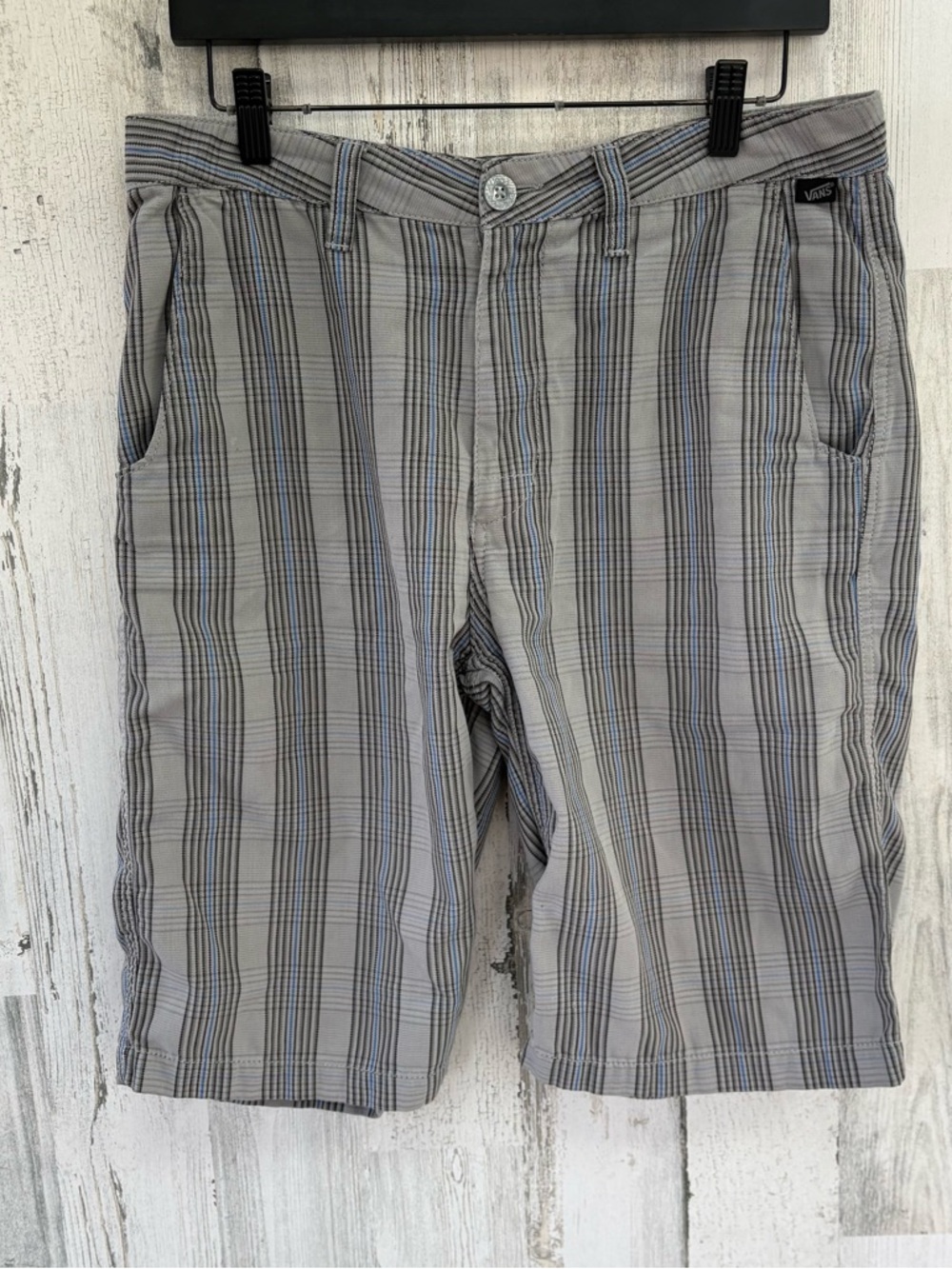 Vans Men’s Size 32 Waist Flat Front Zip & Button Closure Shorts Pattern Shorts